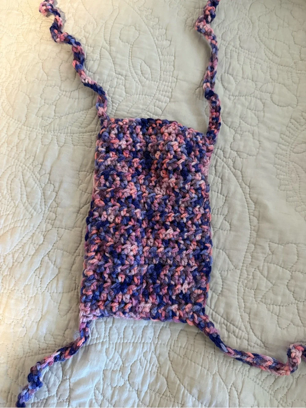 BRAND NEW Handmade (by me) crochet car accessory (sun visor pocket)